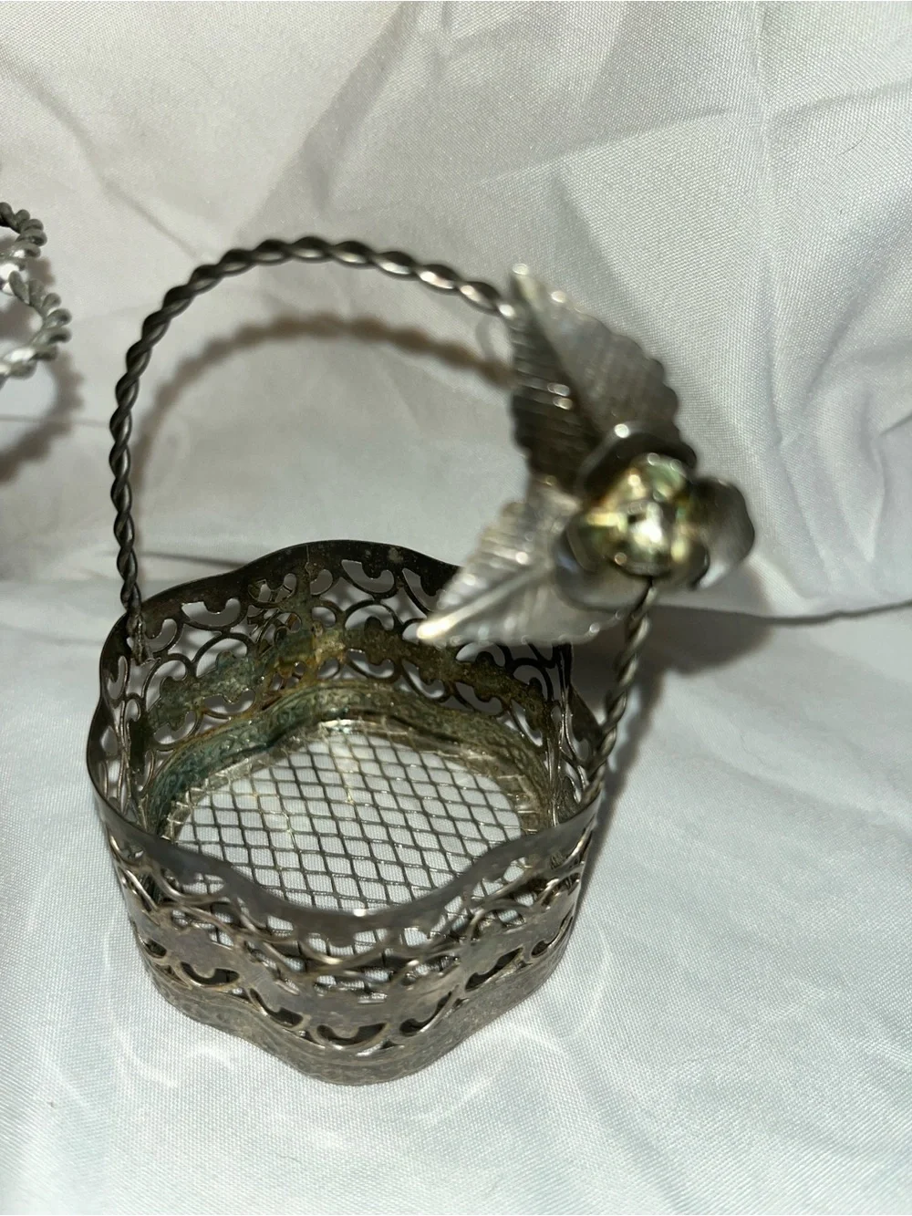 Vintage ornate metal